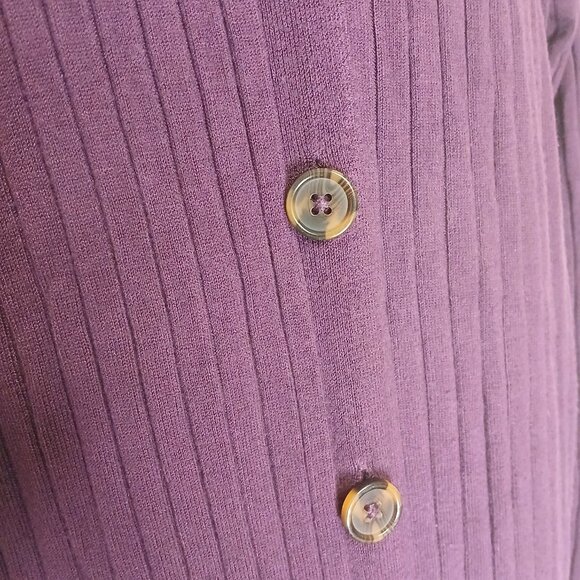 UGC Time & Tru Maroon Long Button down sweater size 20 - Picture 12 of 13